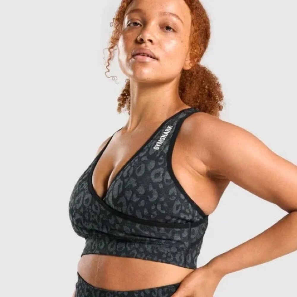 Gymshark | Leopard Sports Bra | Sz XS